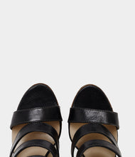 Plateau Sandalette Sienna schwarz