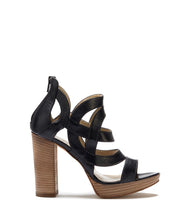 Plateau Sandalette Sienna schwarz
