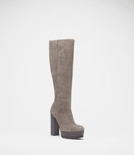plateaustiefel grey taupe front