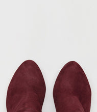 plateaustiefeletten bordeaux top