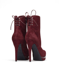 Plateaustiefeletten Edita bordeaux
