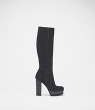 plateaustiefel schwarz side