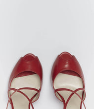 riemchen peeptoes abendschuhe fashion style nadja rot