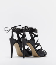 riemchensandalen sandalen absatz abendschuh schwarz