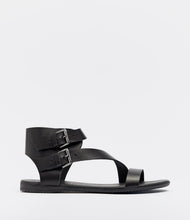 römersandalen flach damen schwarz
