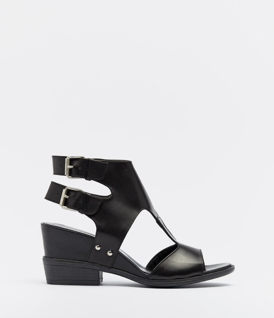 sandalen damen absatz schön schwarz