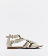 sandalen flach damen graubeige