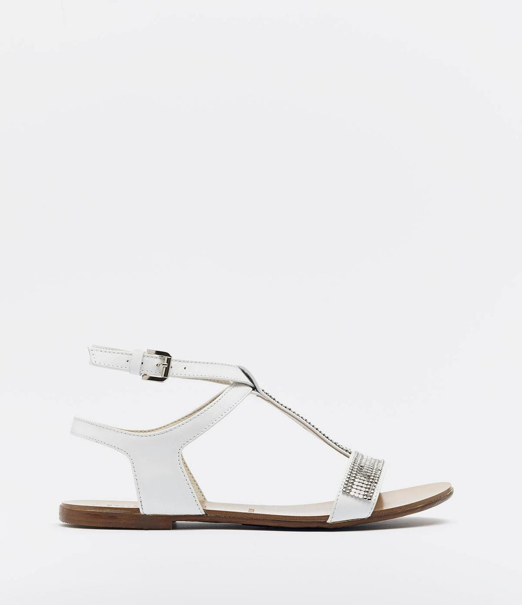 sandalen sandalette t-strap flach valeria weiss