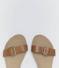 sandalette römersandalen flach schön braun