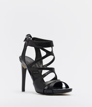 sandaletten sandalen absatz schick fashion-schuhe schwarz
