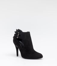 schnallen boots elegant schwarz