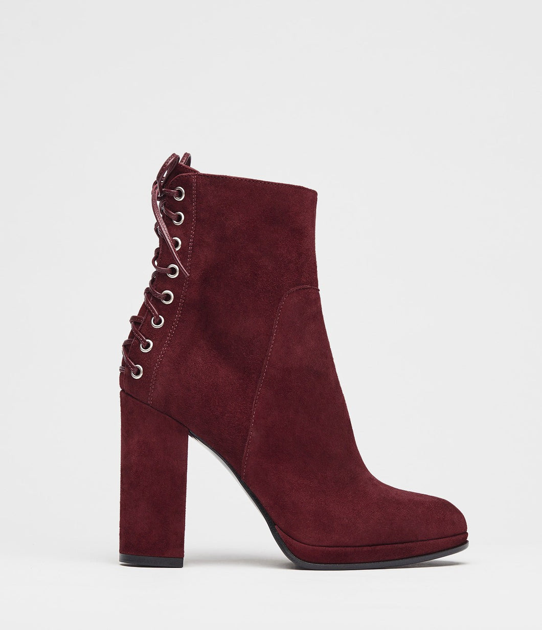 schnürstiefeletten bordeaux side