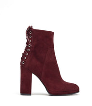 Schnürstiefeletten Fiona bordeaux