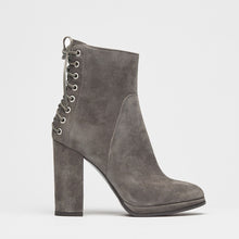 Schnürstiefeletten Fiona grey taupe