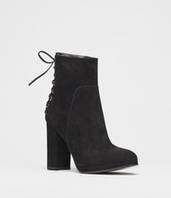 schnürstiefeletten schwarz front