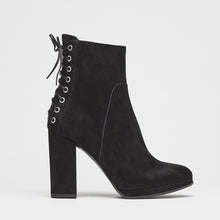 Schnürstiefeletten Fiona schwarz