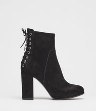 schnürstiefeletten schwarz side