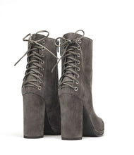 Schnürstiefeletten Fiona grey taupe