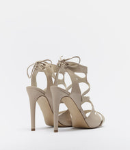 schnürsandalen elegante schuhe damen schön giorgia beige
