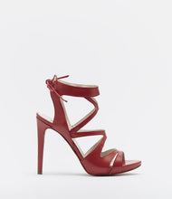 schnürsandalen elegante schuhe damen schön giorgia rot