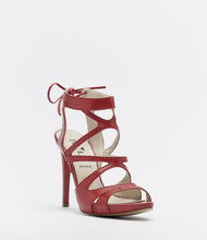 schnürsandalette schick abendschuh elegant giorgia rot