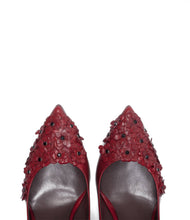 schöne elegante abend schuhe rot