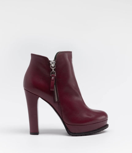 schuhe damen absatz trend fashion bordeaux