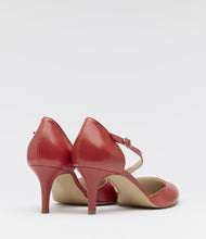 schuhe kleinem absatz bequem rot