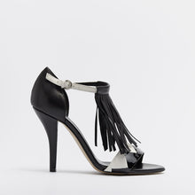 Fransen Sandalette Ria schwarz