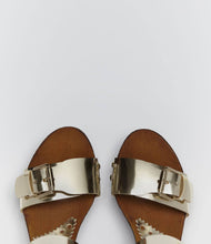 sommerschuhe damen trend riemchen gold