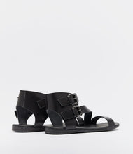 sommerschuhe damen trend schnalle schwarz