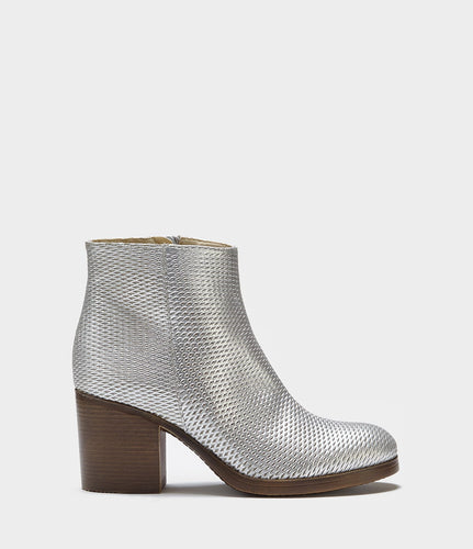 Sommerstiefeletten Tonia silber
