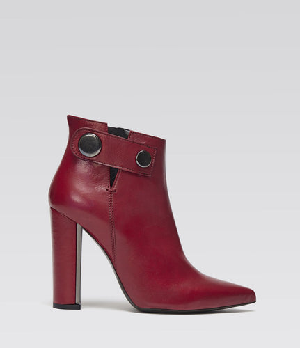 Rote Spitze Stiefelette Marta elegant
