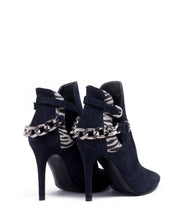 Riemchen Stiefelette Zehra blau