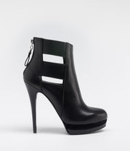 stiefeletten schuhe absatz schick reißverschluss schwarz