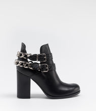 street schuhe blockabsatz cut out schwarz
