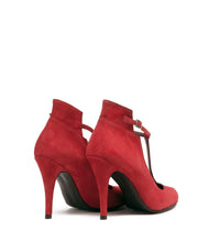 T-bar Highheel Tiziana rot