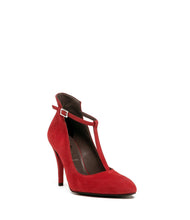 T-bar Highheel Tiziana rot