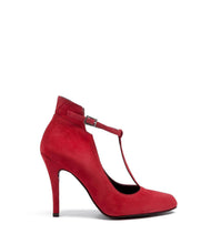 T-bar Highheel Tiziana rot