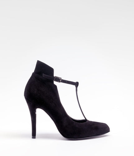 t-bar high heels tango schuhe schwarz