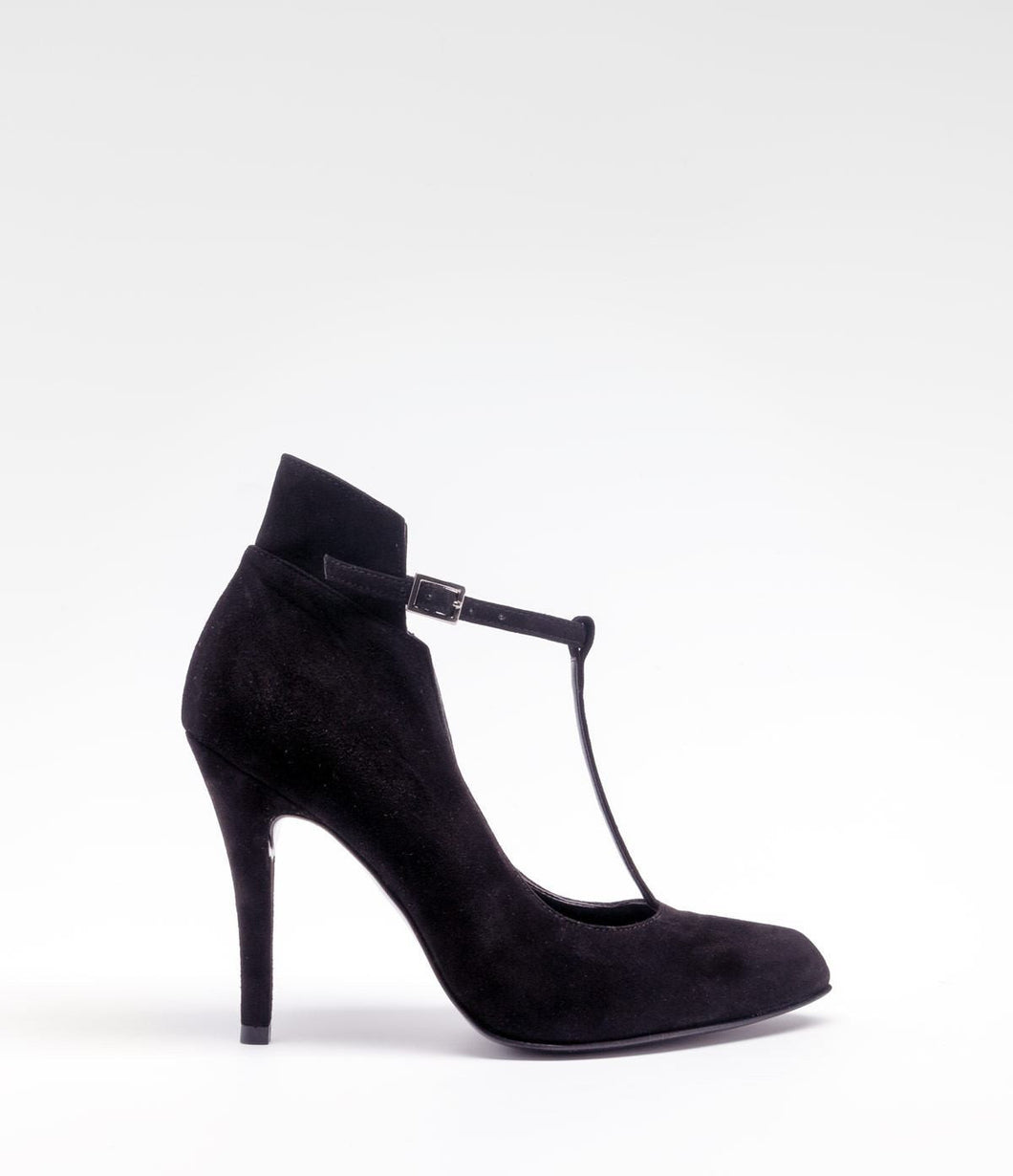 t-bar high heels tango schuhe schwarz