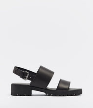 trendig riemchen sandale damen schwarz