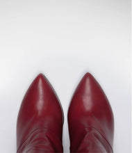 western stiefel blockabsatz rot